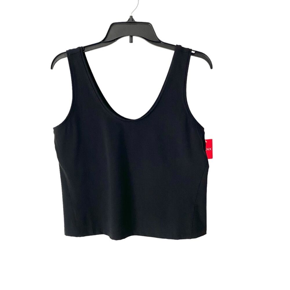 Spanx Get Moving Fitted Black Tank Top NWTs Size XL - Picture 3 of 8